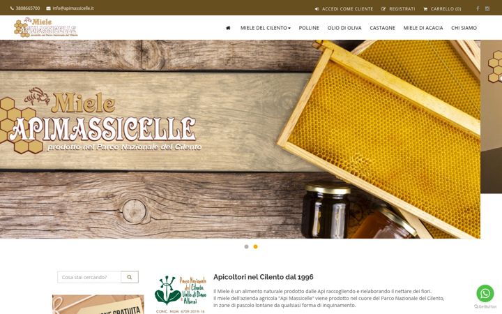 Screenshot of apimassicelle.it
