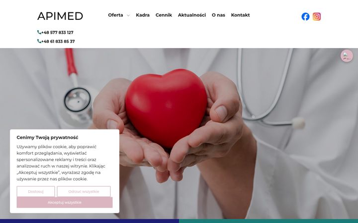 Screenshot of apimed-poznan.pl