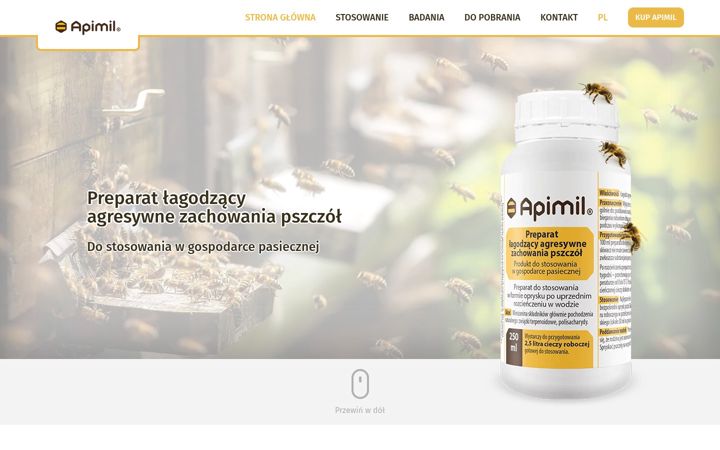Screenshot of apimil.pl