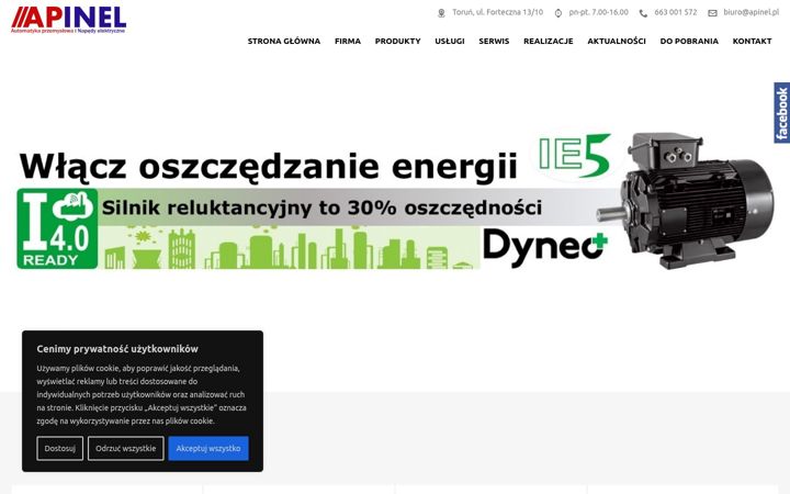 Screenshot of apinel.pl