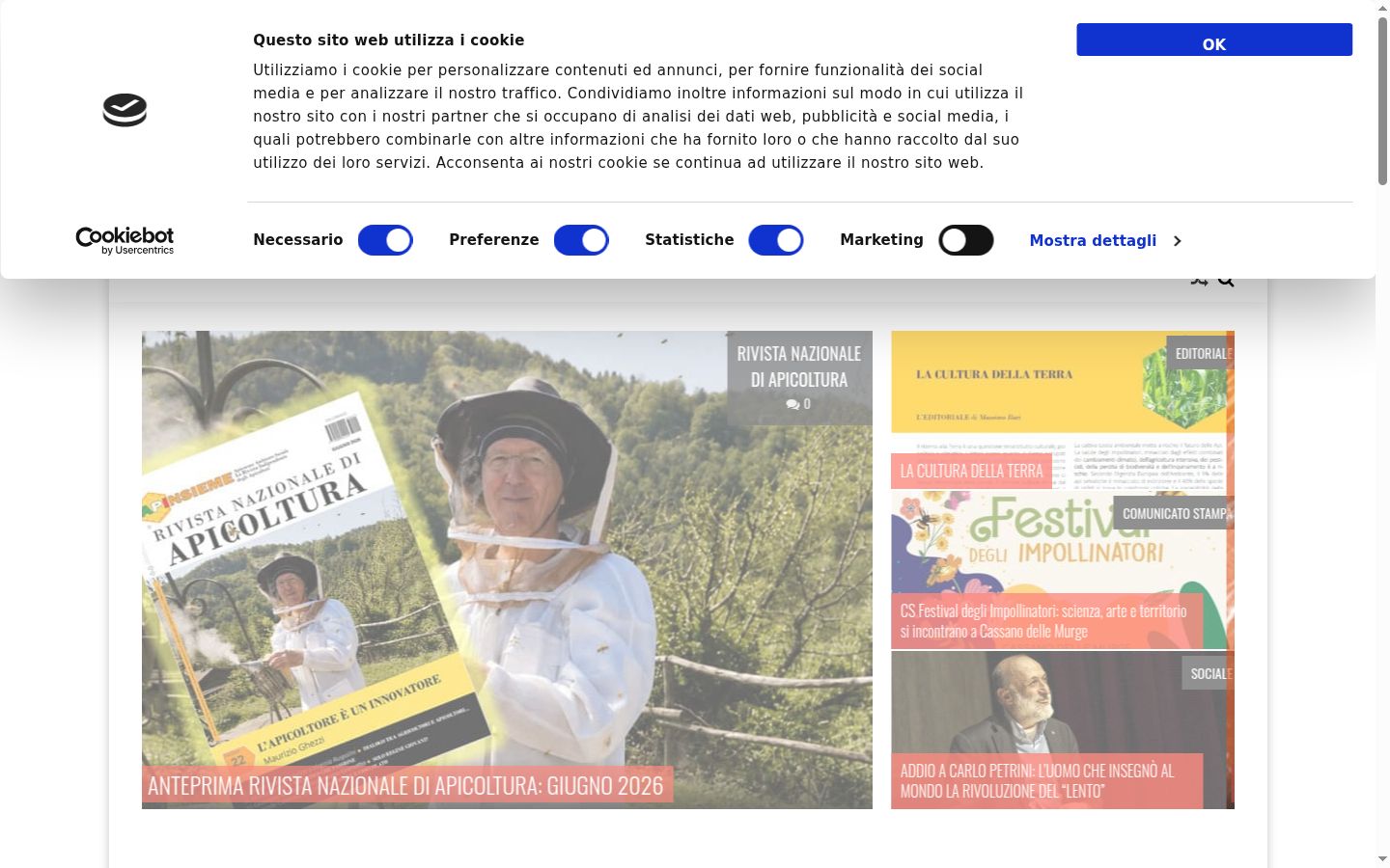 Screenshot tal-banner tal-kunsens muri qabel kwalunkwe interazzjoni
