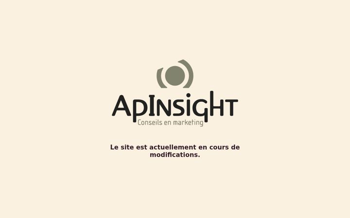 Screenshot of apinsight.fr