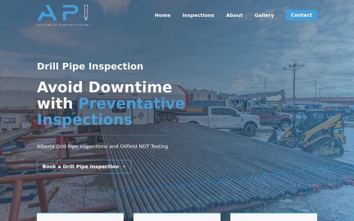 Screenshot of apioilfieldinspections.ca