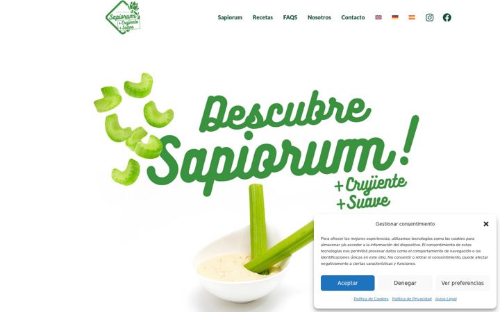 Captura de pantalla de apiosapiorum.com