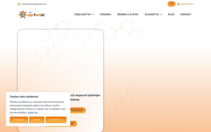 Ekrano kopija apipartlic.com