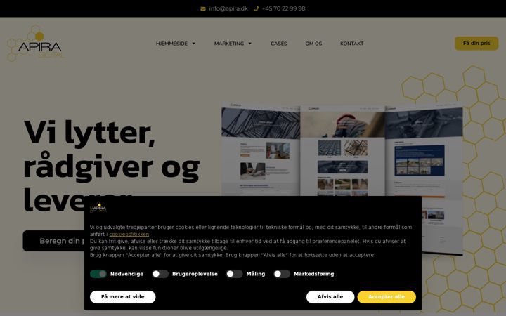 Zrzut ekranu apira.dk