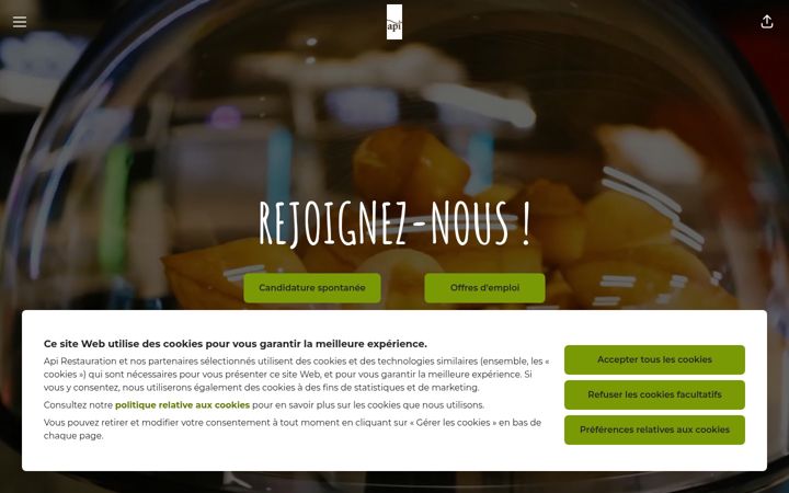 Ekrano kopija apirecrute.com