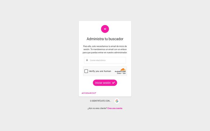 Screenshot of apisearch.cloud