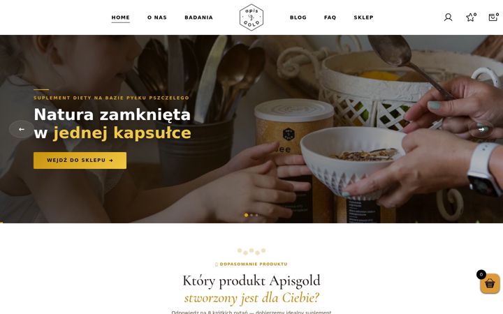 Screenshot of apisgold.pl