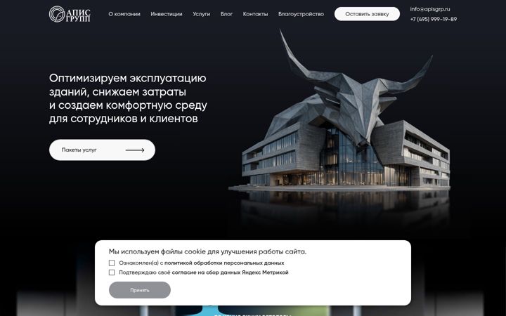 Screenshot of apisgrp.ru