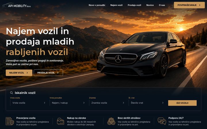 Screenshot of apislovenija.com
