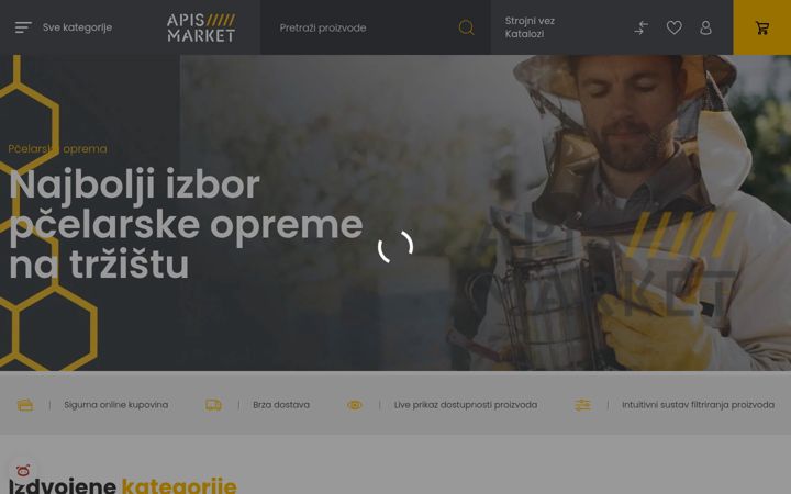 Screenshot di apismarket.hr