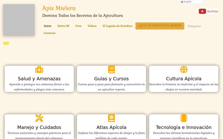 Screenshot of apismielera.com