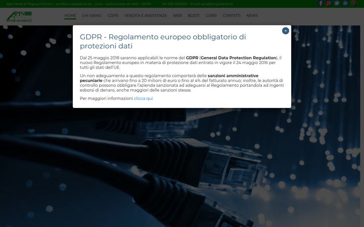 Screenshot di apisnet.it