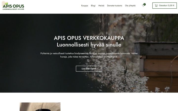 Screenshot di apisopus.fi