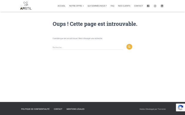 Screenshot of apistil.fr