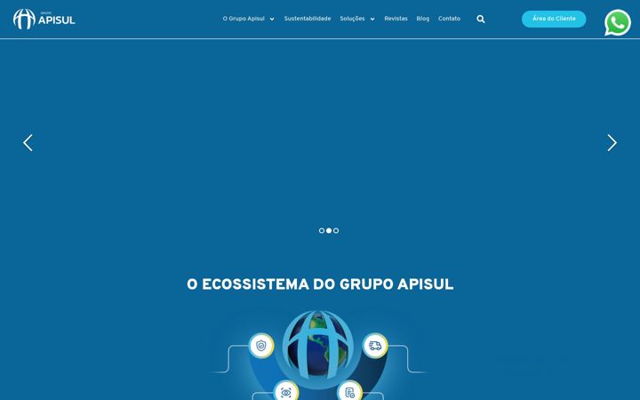 Screenshot von apisul.com.br