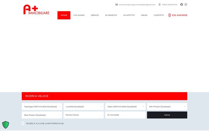 Screenshot of apiuimmobiliare.it