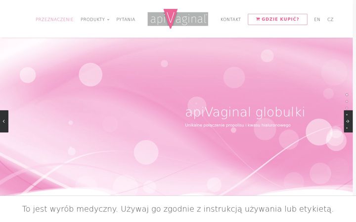 Screenshot of apivaginal.com