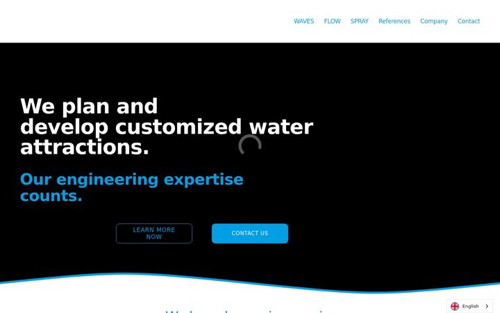 Screenshot stránky apiwaterfun.de