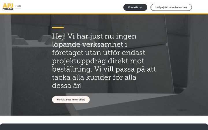 Screenshot of apj.se