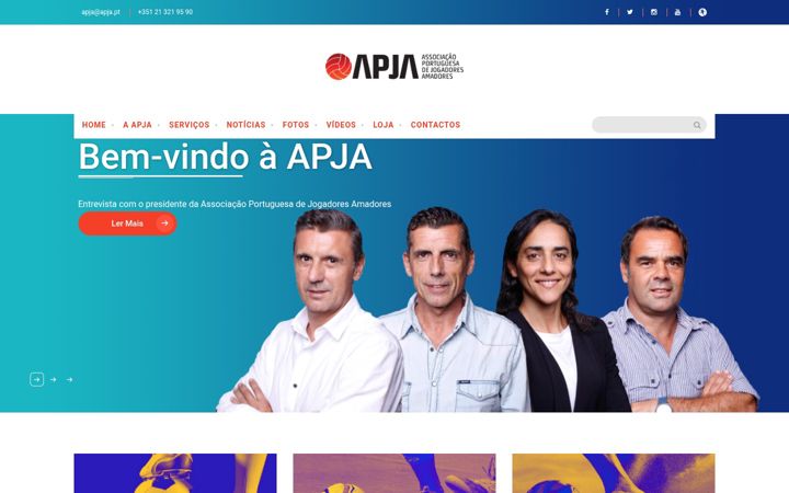 Screenshot van apja.pt