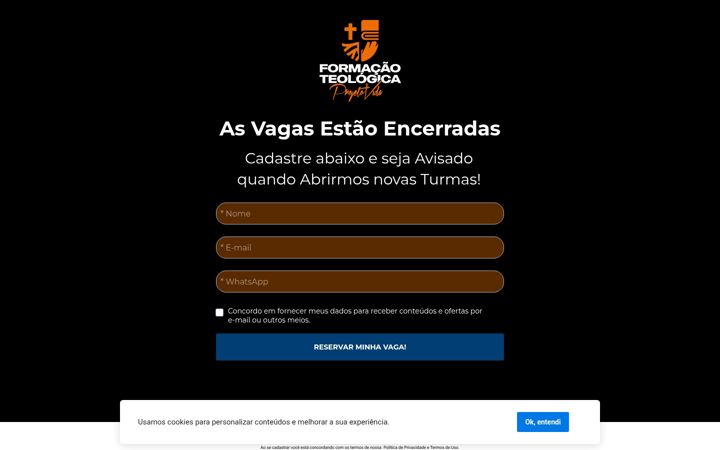 Screenshot of apjoelpereira.com