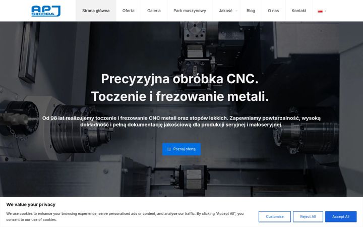 Screenshot of apjsikora.pl