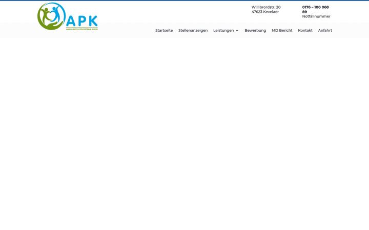 Screenshot of apk-intensivpflege.de