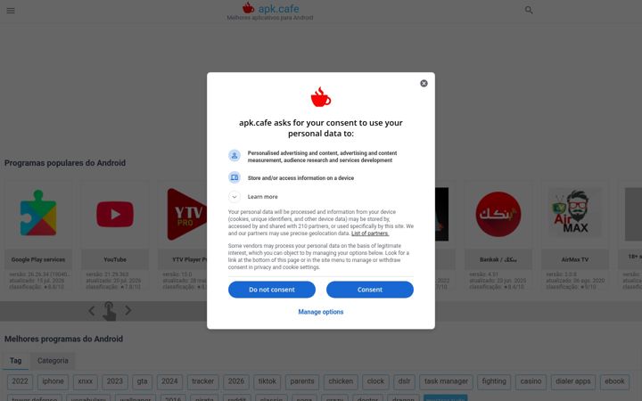 Screenshot of apkcafe.pt