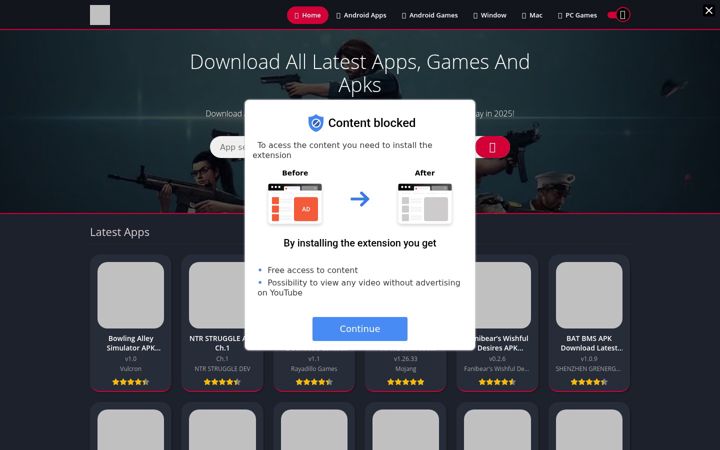 Screenshot of apkguy.io