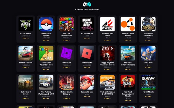 Screenshot of apkmet.com