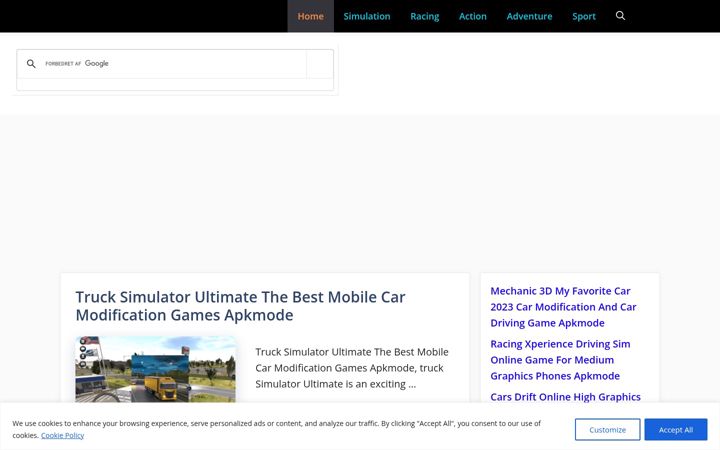 Screenshot of apkmode.net