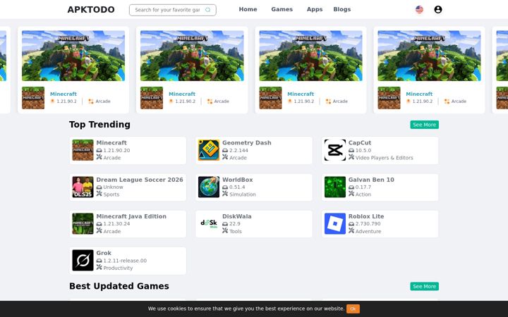 Screenshot di apktodo.net