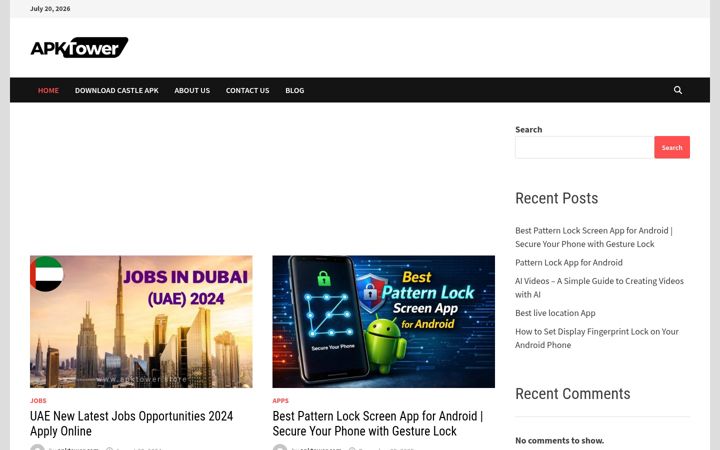 Screenshot of apktower.com