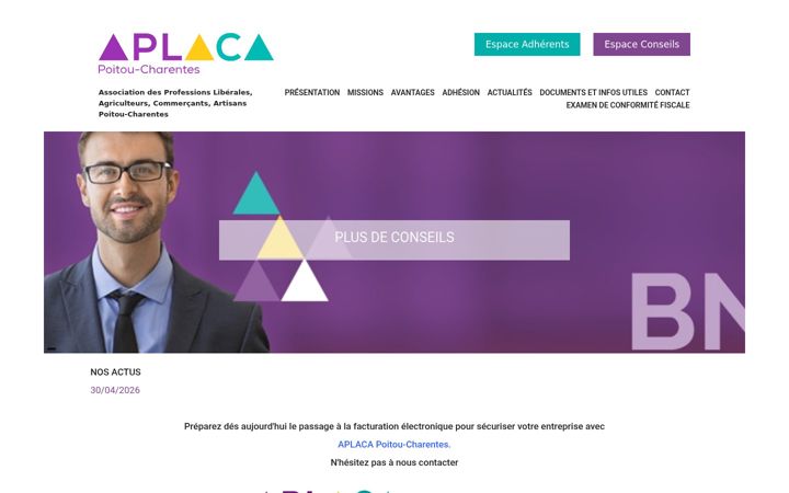 Screenshot of apl-aca.com