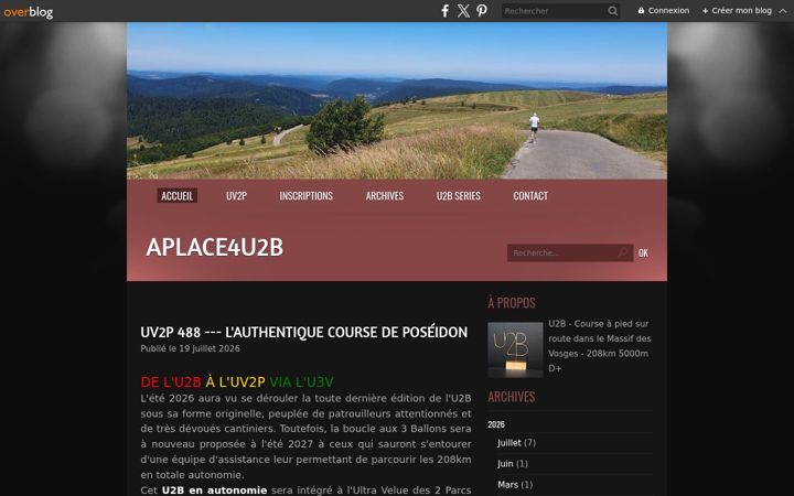 Screenshot of aplace4u2b.com