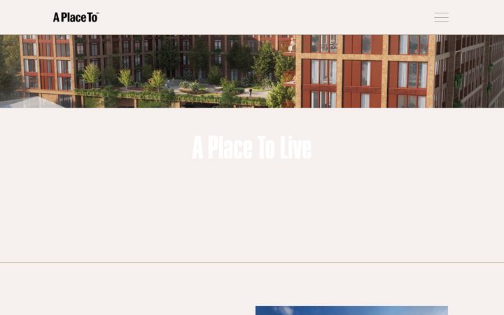 Screenshot of aplaceto.dk