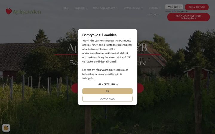 Screenshot of aplagarden.com