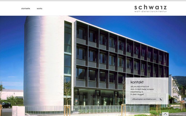 Screenshot of aplan-architektur.com