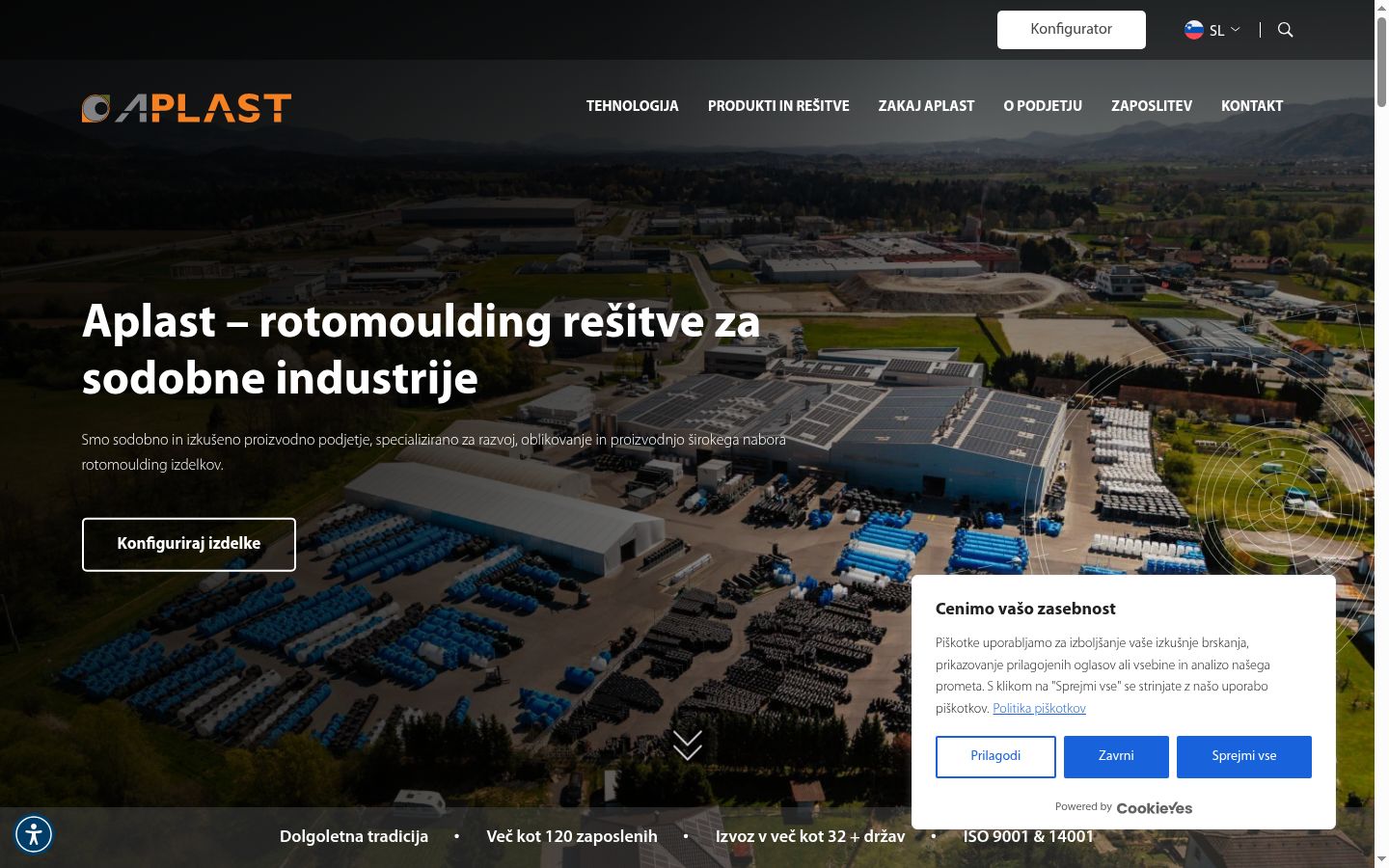 Screenshot tal-banner tal-kunsens muri qabel kwalunkwe interazzjoni