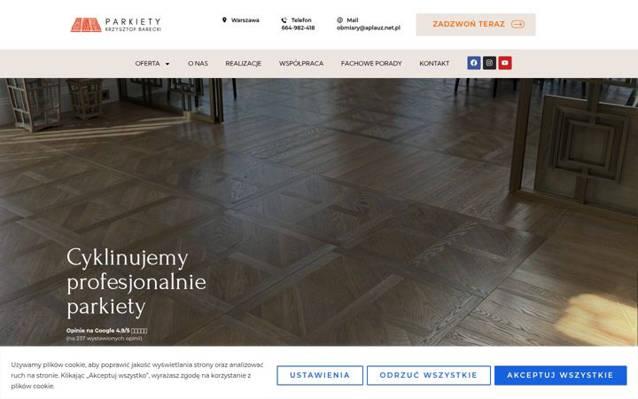 Screenshot of aplauz.net.pl