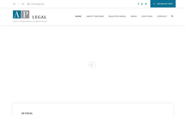 Screenshot of aplegal.gr