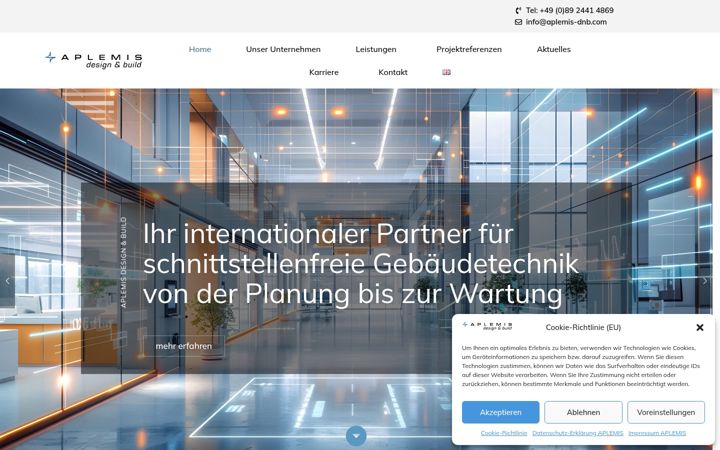 Screenshot of aplemis-dnb.com