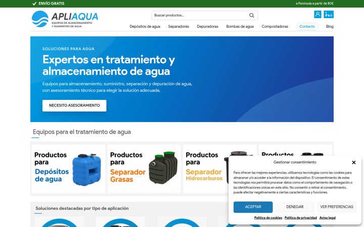 Ekrano kopija apliaqua.com