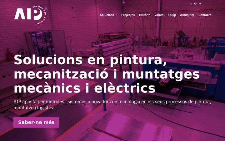 Screenshot stránky aplicacionsintegrals.com