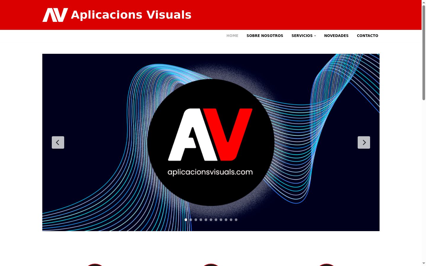 Captura de pantalla del banner de consentimiento mostrado antes de cualquier interacción