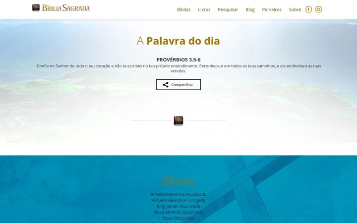 Screenshot of aplicativodabiblia.com.br