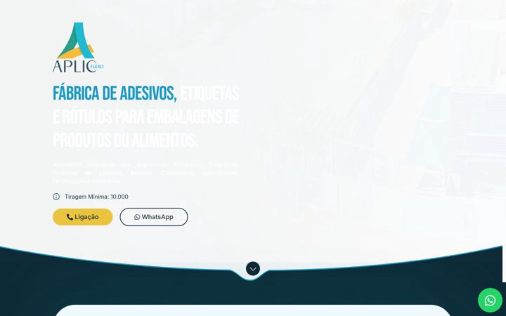 Screenshot von aplicflexo.com.br