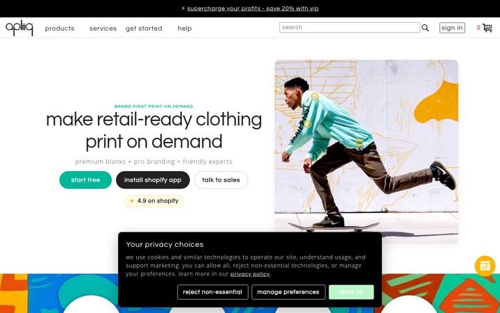 Screenshot of apliiq.com